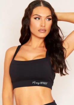 Anne Black Missy Sport Thick Strap Gym Bralet