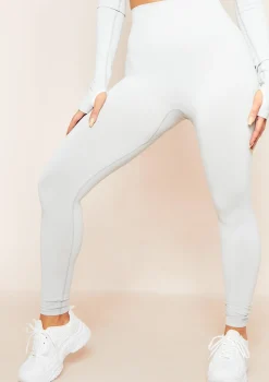 Ariana Olive Green Seamless High Waisted Gym Leggings