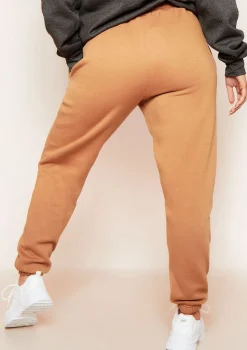 Calis Camel Drawstring Basic Joggers