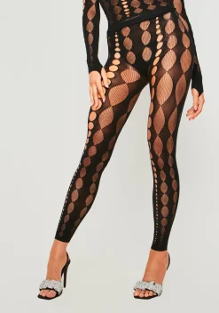 Caydee Black Extreme Cut Out Legging