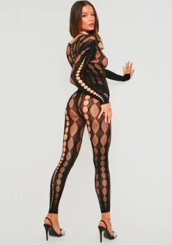 Caydee Black Extreme Cut Out Legging