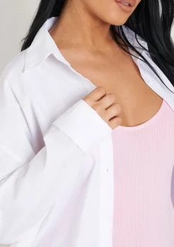 Clara White Oversized Shirt
