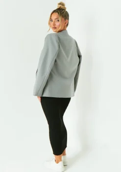 Dakota Grey Oversized Tailored Blazer