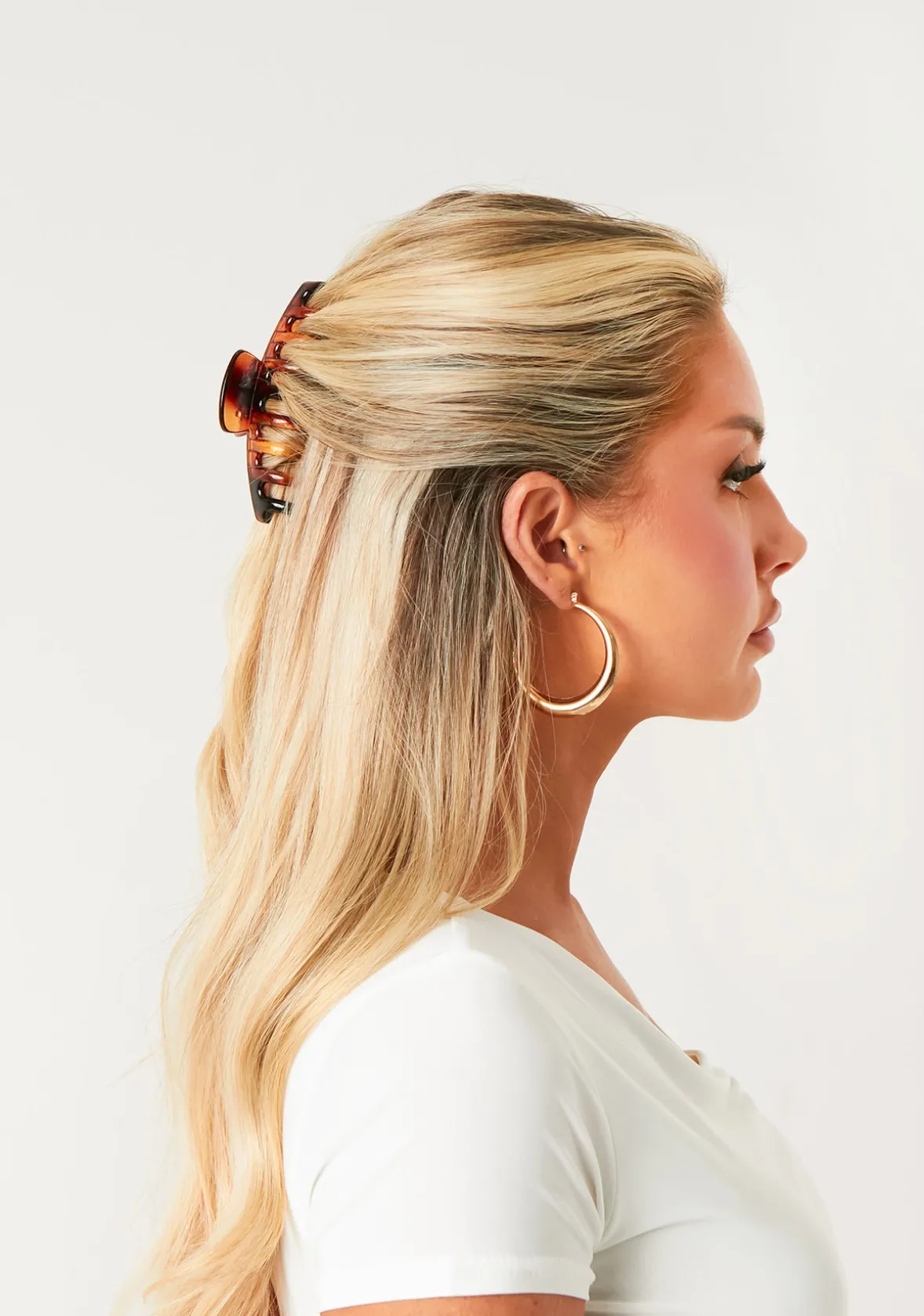 Daphne Brown Tortoise Shell Large Claw Clip