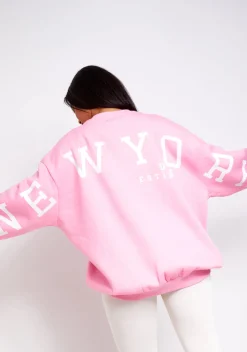 Desiree Pink New York Oversized Sweatshirt