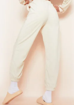 Elma Cream Velour Joggers