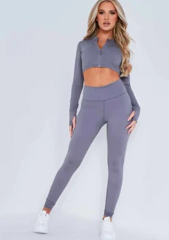 Emma Grey Missy Empire Zipper Gym Jacket