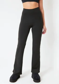 Felicity Black Flared Yoga Pants
