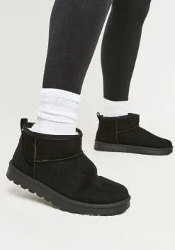 Gina Black Ultra Mini Ankle Boots