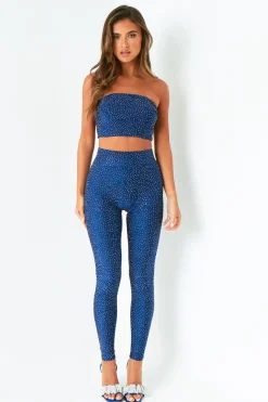 Harriet Blue Hot Fix Leggings