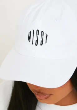 Hilma White Missy Graphic Baseball Cap