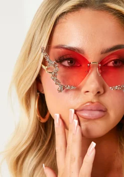 Imogen Pink Butterfly Sunglasses