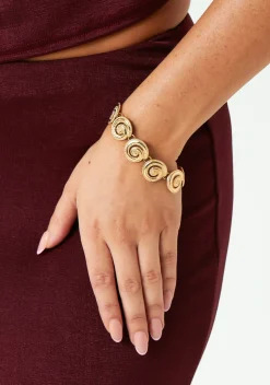 Jesse Gold Swirl Bracelet