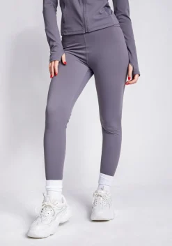 Lacey Charcoal Active Ruched Bum Leggings