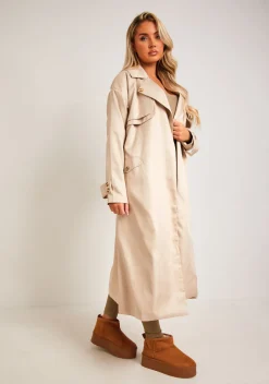 Larsa Stone Trench Coat