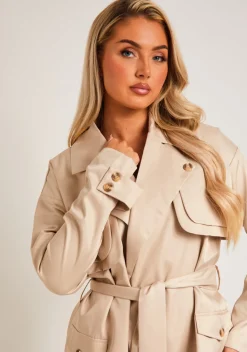 Larsa Stone Trench Coat