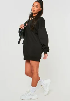 Lauren Black Missy Sport Oversized Sweater Dress