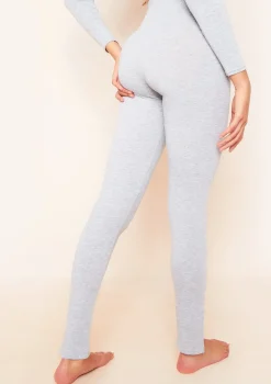 Lola Grey Split Hem Leggings