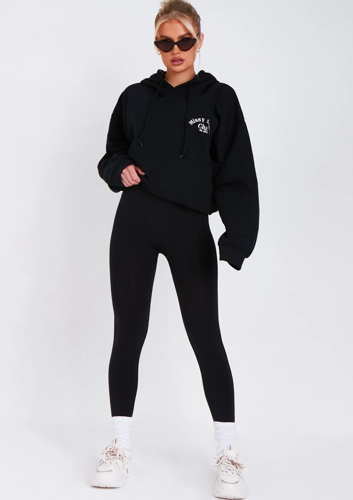 Meghan Black High Waisted Body Sculpting Seamless Leggings