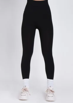 Meghan Black High Waisted Body Sculpting Seamless Leggings