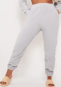 Melina Grey Fleece Joggers