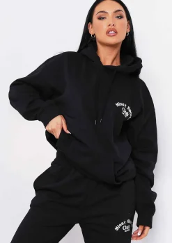 Misha Black Missy Sports Club Oversized Hoodie