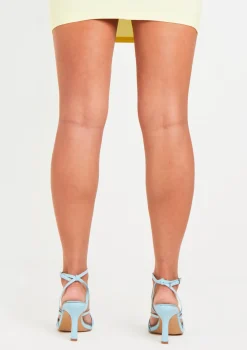 Monica Blue Strappy High Heeled Sandals