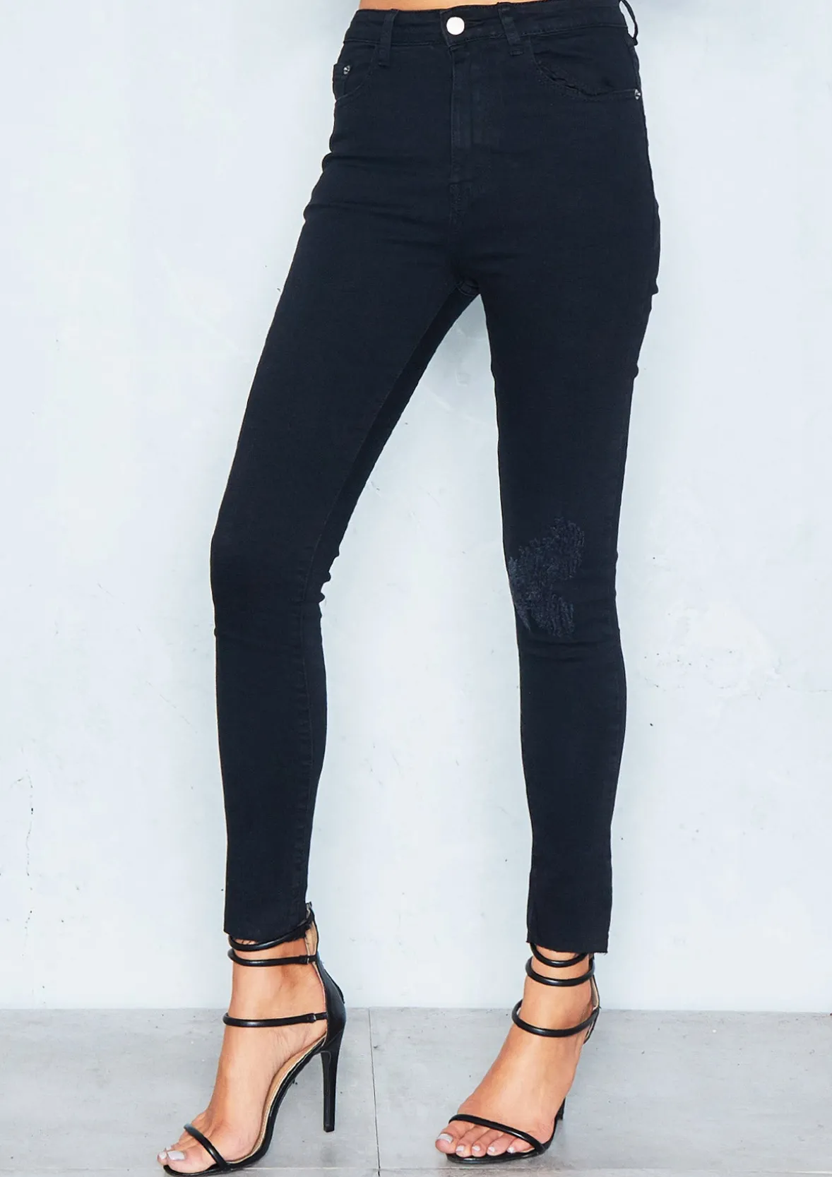 Penny Black Distressed Knee Skinny Jeans
