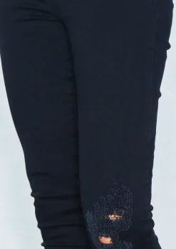 Penny Black Distressed Knee Skinny Jeans