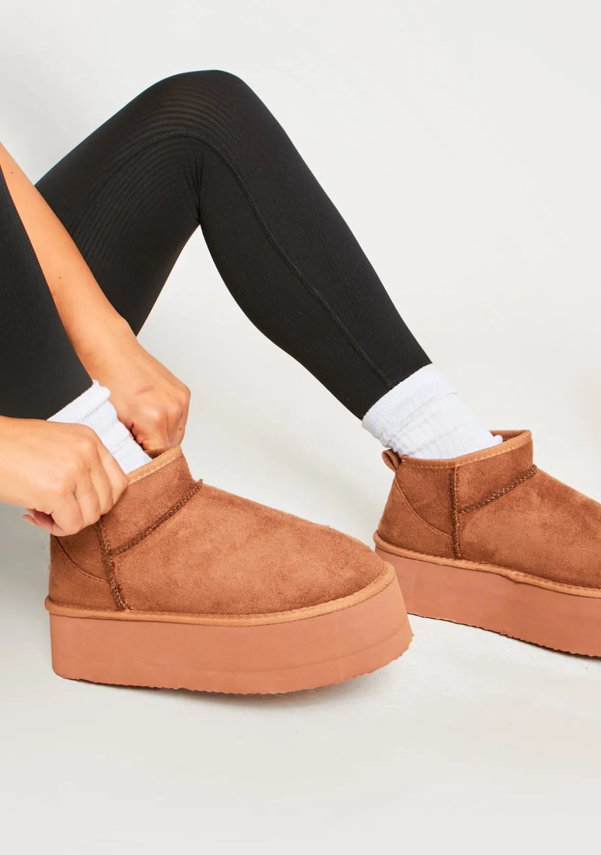 Phoebe Chesnut Platform Ankle Boots