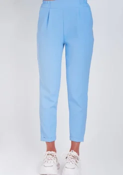 Rachel Blue Tailored Straight Leg Trouser