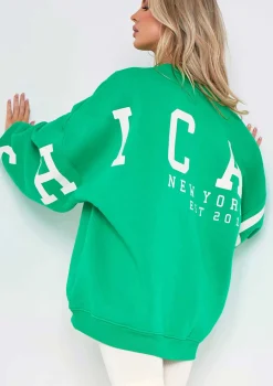 Remi Green Chicago Oversized Sweatshirt