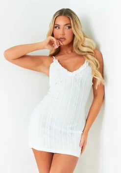 Rosie White Lace Mini Dress