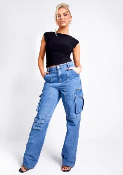 Shae Black Cap Sleeve Top