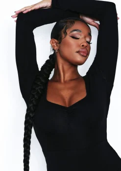 Soph Black Wide Neck Jumpsuit