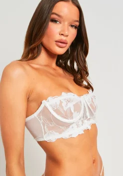 Suzie White Corset Lingerie Set