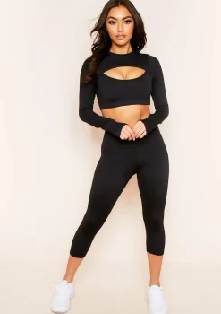 Svea Black Missy Empire 3/4 Gym Legging
