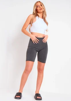 Tilly Charcoal Basic Cycle Shorts