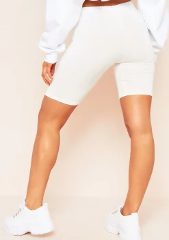 Tilly Cream Basic Cycle Shorts