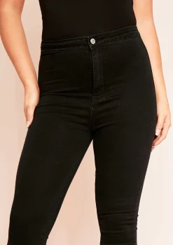Tora Black Denim Skinny Jeans