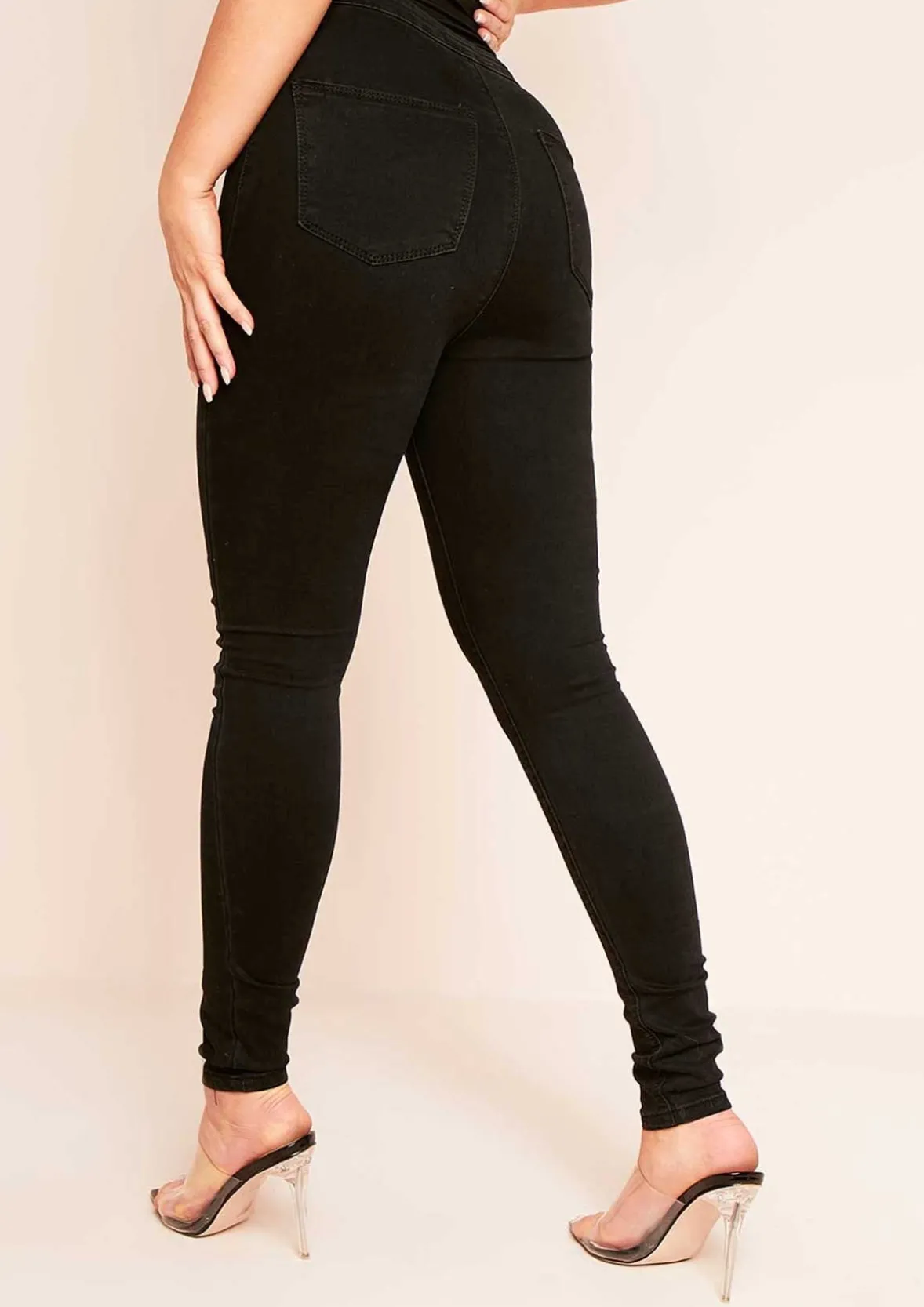 Tora Black Denim Skinny Jeans