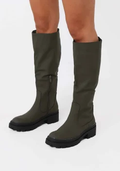 Zeke Khaki Wellie Boots