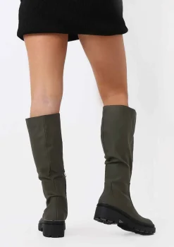 Zeke Khaki Wellie Boots